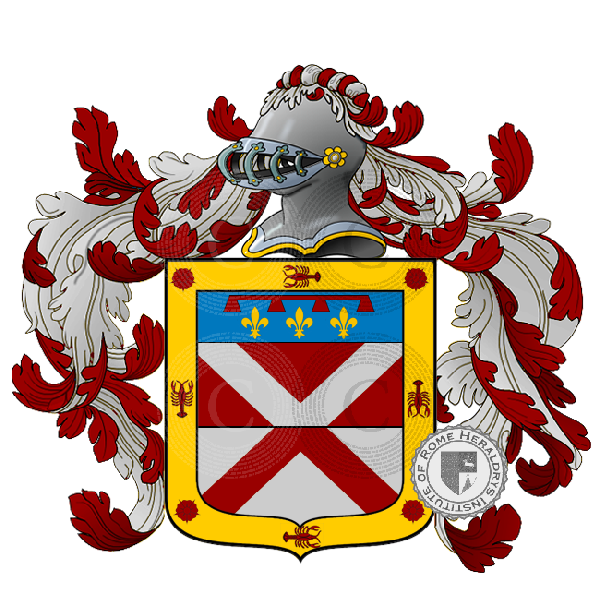 Coat of arms of family Cristofori Fr