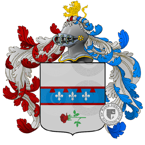 Coat of arms of family Marcolin