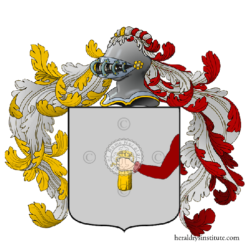 Coat of arms of family Saccati