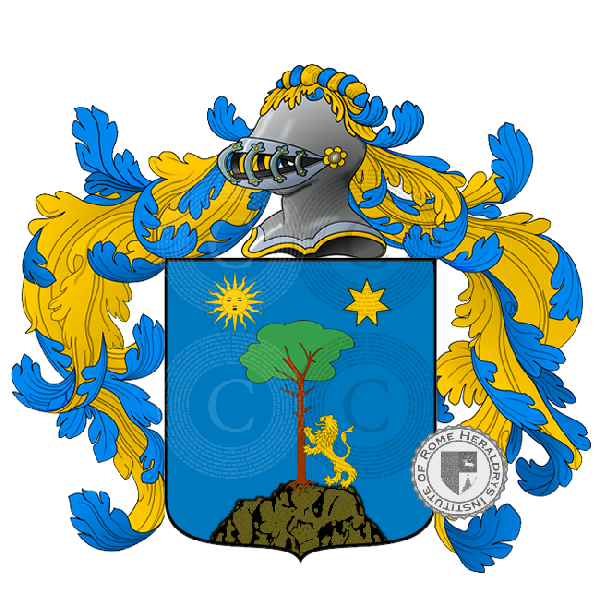 Coat of arms of family Mannino Di Plachi