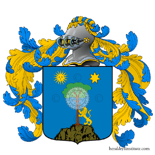 Coat of arms of family Mannino Dei Plachi (English)
