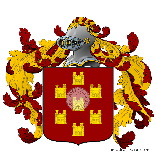 Coat of arms of family Rolim (portuguese)