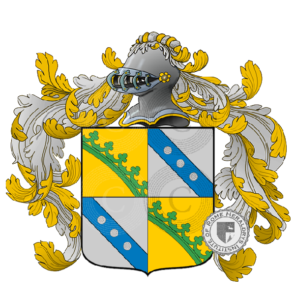 Coat of arms of family Argenteri