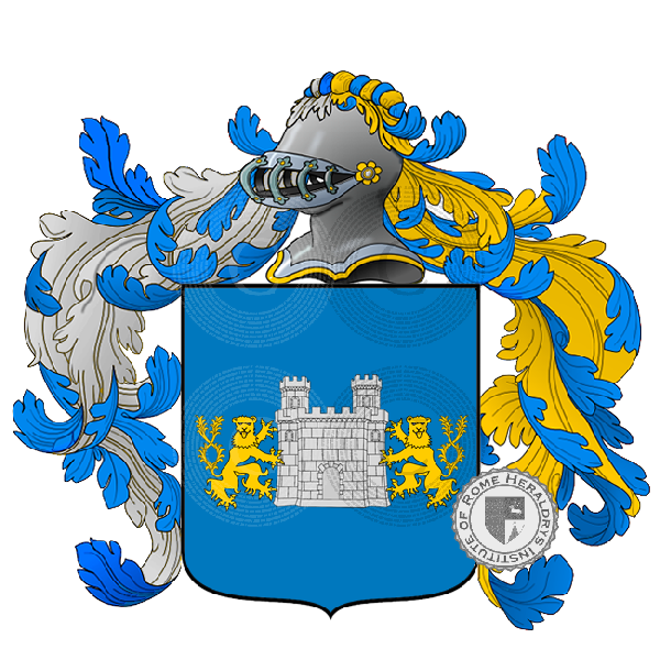 Coat of arms of family Almerigo De Castellis