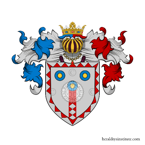 Coat of arms of family Astalli - ref:15378