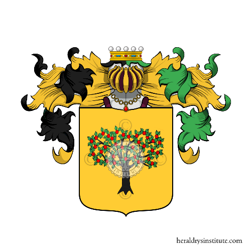 Coat of arms of family Brugnolo