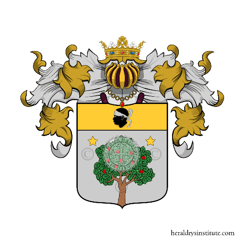 Coat of arms of family Morelli Di Popolo