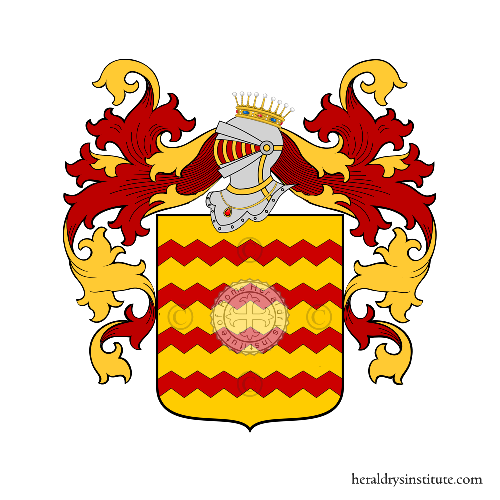 Coat of arms of family Mercandino