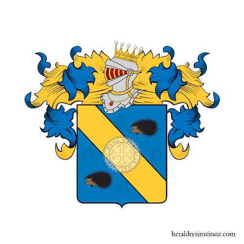 Coat of arms of family Fosso (english)