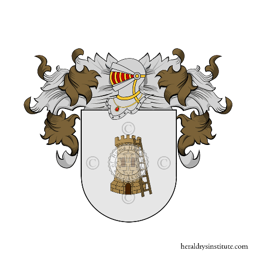 Coat of arms of family Carujo