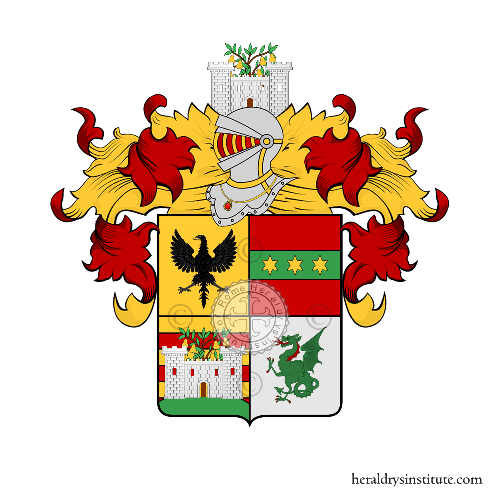 Coat of arms of family Perego