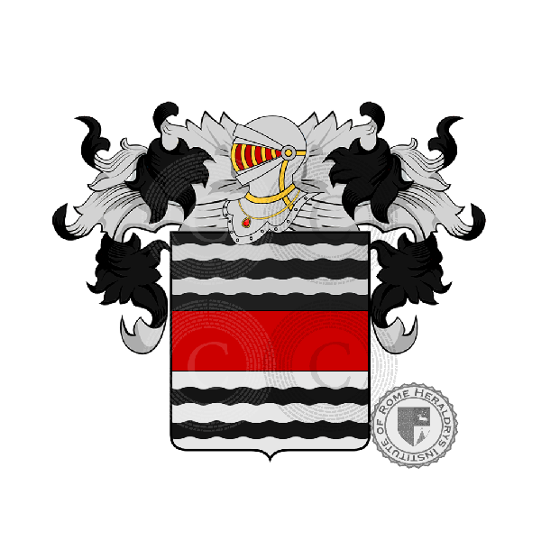 Coat of arms of family Servidei - ref:15725