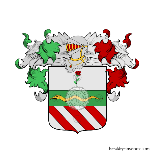Coat of arms of family Marcellini (Ancona)