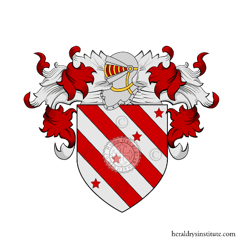 Coat of arms of family Pennano