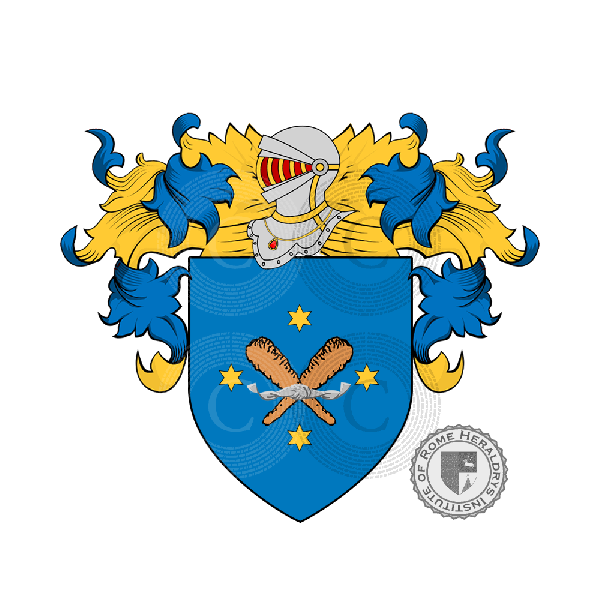 Coat of arms of family Ciocchi (Emilia)   ref: 15904