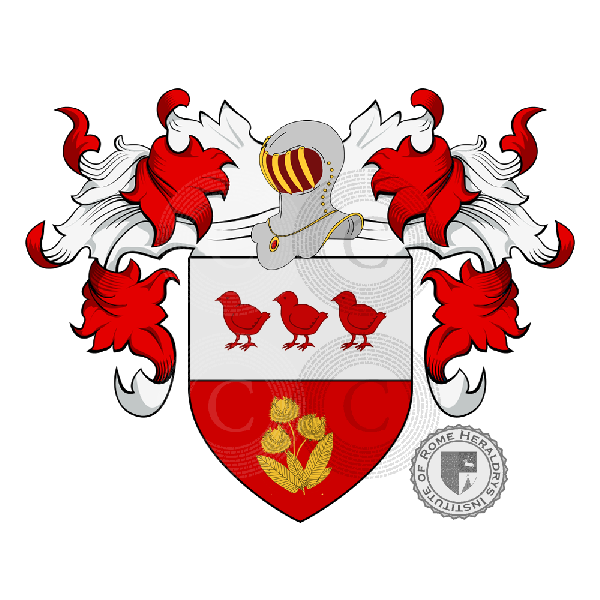 Wappen der Familie Pollicino - ref:16047