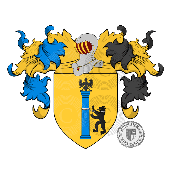 Brasão da família Cesarini (Lazio - Abruzzo - Umbria)   ref: 16428