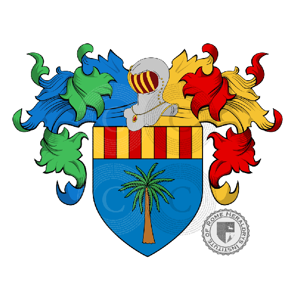 Coat of arms of family Caronda