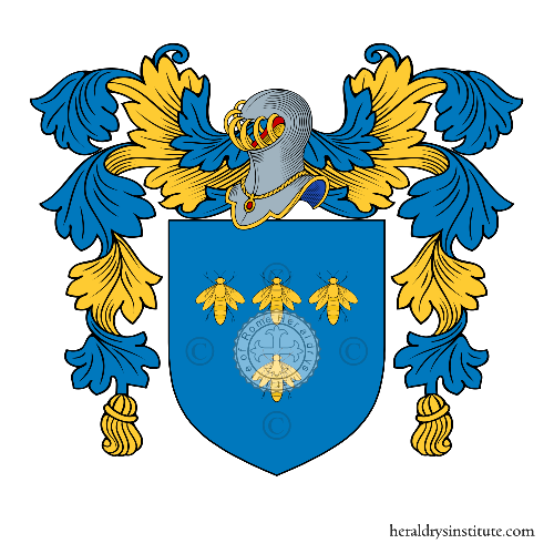 Coat of arms of family Fuccio   ref: 16920