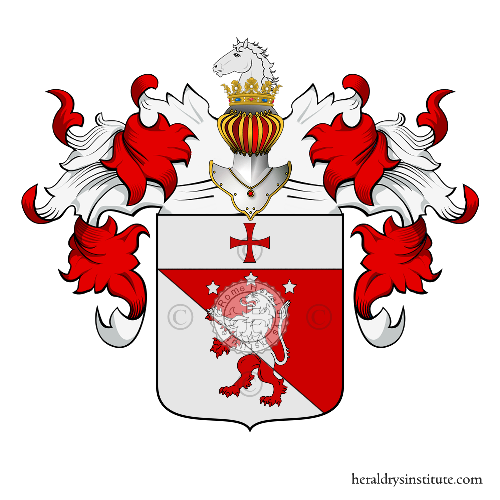Coat of arms of family Adelardi, Bulgari, Marcheselli o Marchesiello - ref:16924
