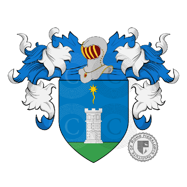 Coat of arms of family Carletti (Roma)