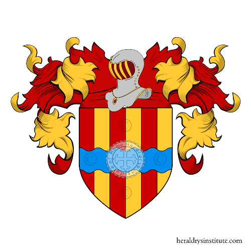 Coat of arms of family Capocci o Capocciama