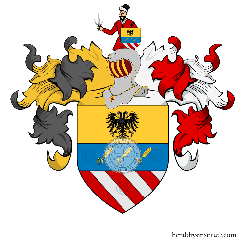 Escudo de la familia Miari (Veneto, Emilia, Lazio)   ref: 17271