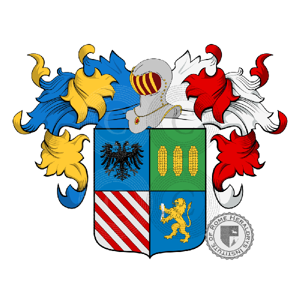 Coat of arms of family Miari (Emilia)   ref: 17273