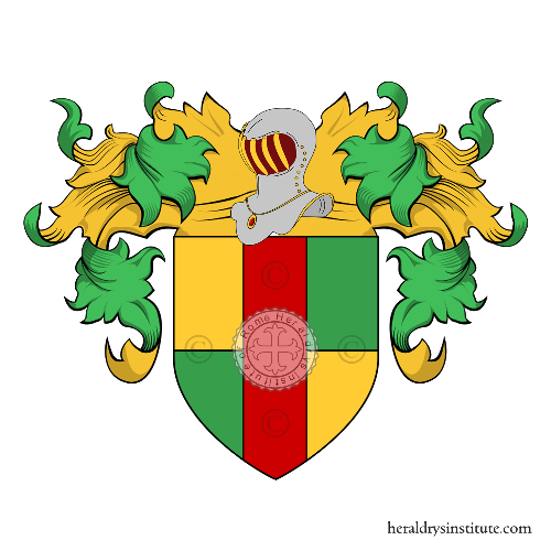 Coat of arms of family Calonegi, Calonisi   ref: 17302