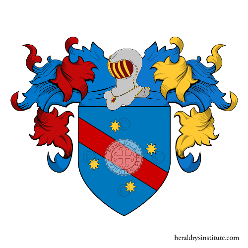 Escudo de la familia Ermini   ref: 17484