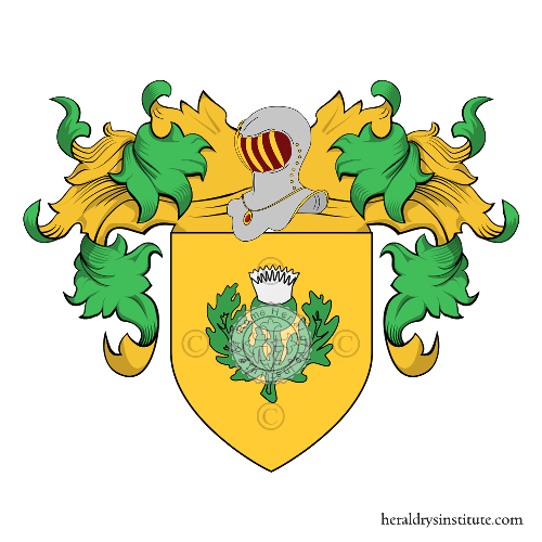 Coat of arms of family Antoniazzi   ref: 17548