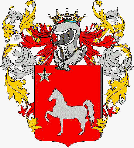 Escudo de la familia Cavalli Lucca Ardizzoni Calvi