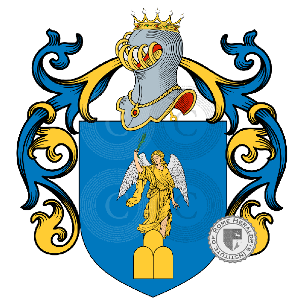 Coat of arms of family De Angelis