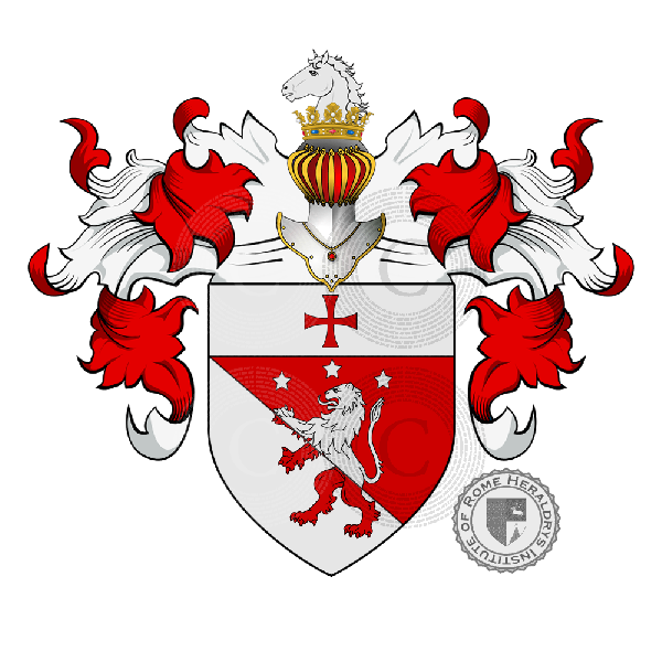 Escudo de la familia Adelardi, Bulgari, Marcheselli o Marchesiello - ref:19089