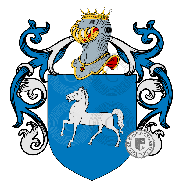 Coat of arms of family Cavallini