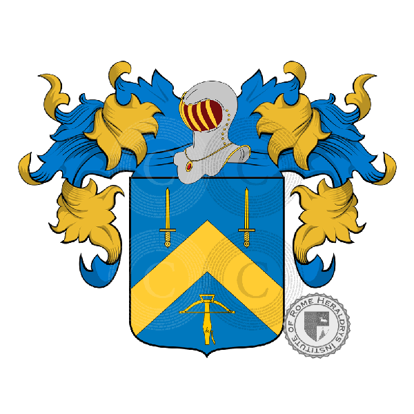 Coat of arms of family Passarini - ref:19301