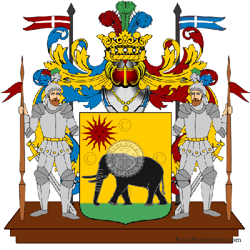 Wappen der Familie Bazarini