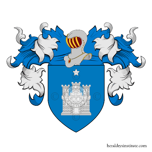 Escudo de la familia Castelnovo Delle Lanze