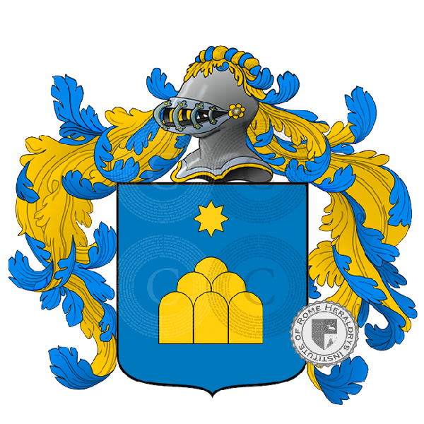 Coat of arms of family Denero
