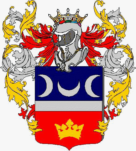 Coat of arms of family Marchetti Degli Angelini Milzetti