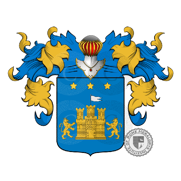 Coat of arms of family Castro (de)