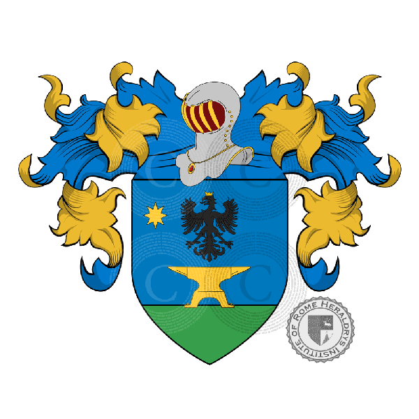 Wappen der Familie Fabbri   ref: 20488