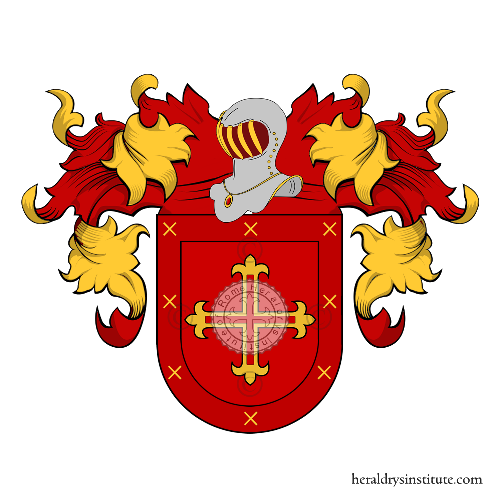 Coat of arms of family Ceballos - ref:20642