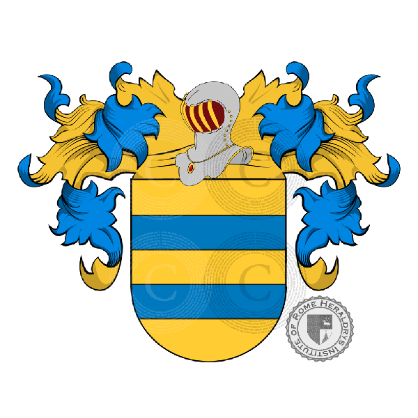 Wappen der Familie Perna - ref:21129