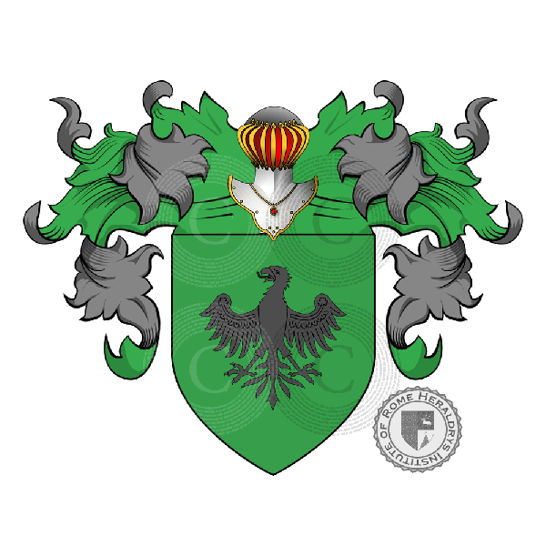 Coat of arms of family Pareto - ref:21206