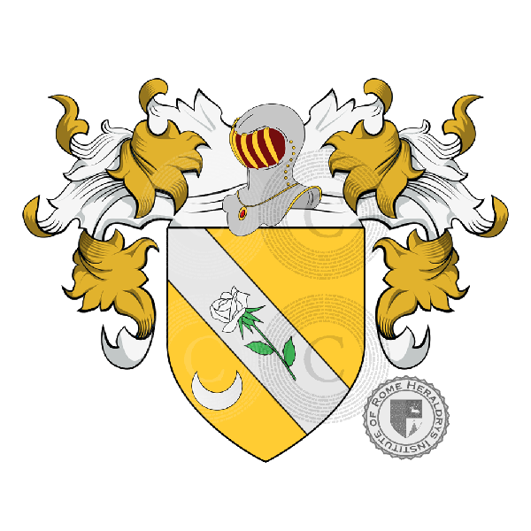 Coat of arms of family Roccia