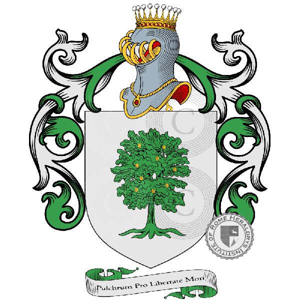 Escudo de la familia Facchinetti Pulazzini, Fachinetti, Fachenetti, Facchinetti