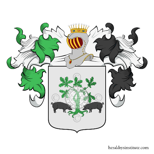 Coat of arms of family Antonelli   ref: 21449