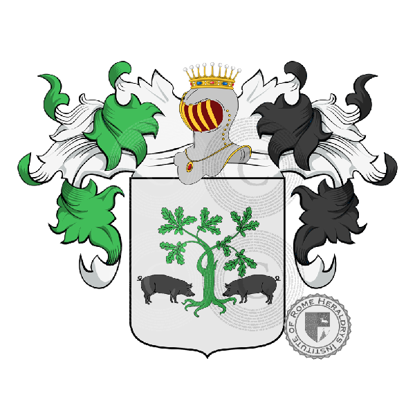 Coat of arms of family Antonelli   ref: 21449