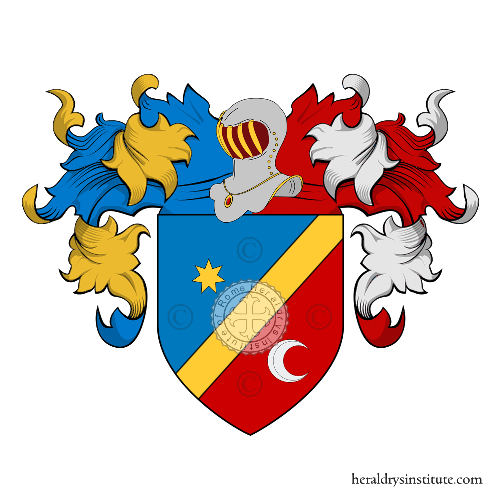 Coat of arms of family Antonelli   ref: 21451